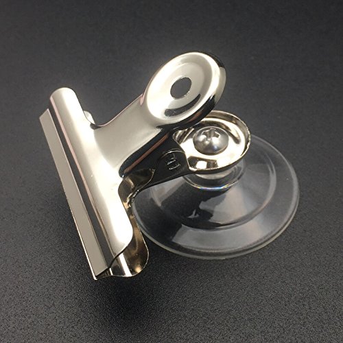 JZMYXA Suction-Cup Clip, Plastic Round Suction Cup Clip Advertising Pop Display Holder Stand Clamp Set of 8 - Thumbnail 2