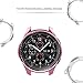 for Samsung Gear S3 Frontier & Classic/Galaxy Watch 46mm TPU Plated Case, Soft Scractch-Resistant Frame Cover Slim Shiny Plated TPU Case All-Around Protective Bumper Shell (Pink, 46mm)