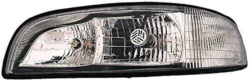 APDTY 2601103 Headlight Assembly With Cornering Lamp Fits Driver Side Front Left 1997-1999 Buick Lesabre (Replaces 16525997, 16525219)