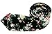 Geek-M Men's Fashion Causal Cotton Floral Printed Tie Necktie Skinny Ties for Men Pack of 4
