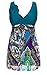 MiYang Women's Plus Size Printing Padded High Waist Swimdress