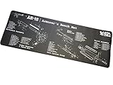 Tactical Made Large AR15 Gun Cleaning Mat, Armorers Bench Mat, 36