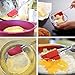 Docik 7-Piece Small Silicone Spatulas, Heat Resistant Easy Flexible Premium Silicone Kitchen Cooking Utensils Set, Non-Stick Baking Spatulas Scraper Mixer (Multicolor)