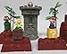 Cake Toppers Video Game Scene Playset Featuring Figures and Themed Accessories
