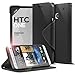 Cellto HTC ONE Premium Wallet Case with Reversible Magnetic Flap [Slim Ultra