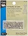 Dritz 90-3-65 Hook & Eye Closures, Nickel, Size 3 14-Count