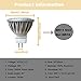 ALIDE MR11 GU4 Led Bulbs 3000K Soft Warm White 3W, Replace 10W 20W 35W Halogen Equivalent,12V MR11 GU4 Low Voltage Spotlights for Outdoor Landscape Flood Yard Track Lighting,Not Dimmable,30 Deg,6 Pack