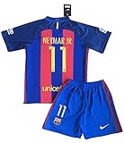Neymar Jr #11 NEW FC Barcelona 2016/2017 Home Jersey & Shorts for Kids