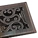 Accord AMFRRBC414 Charleston Floor Register, 4-Inch x 14-Inch(Duct Opening Measurements), Dark Oil-Rubbed