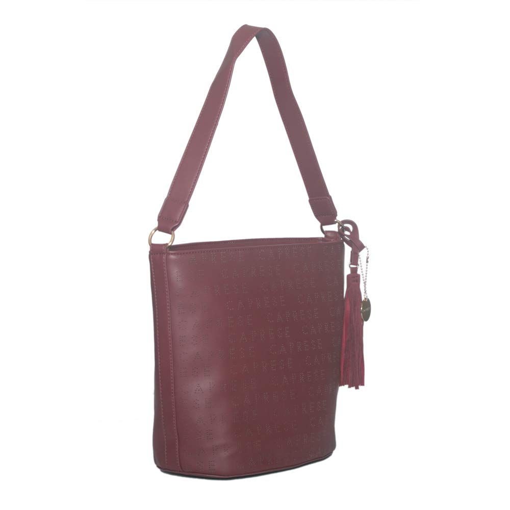 caprese maroon handbag