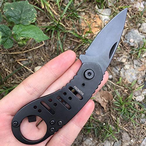 Promithi Utility Pocket EDC Folding Knife with Bottle Opener & Clip