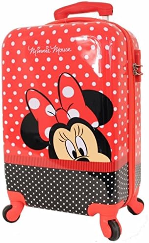 hard shell polka dot luggage
