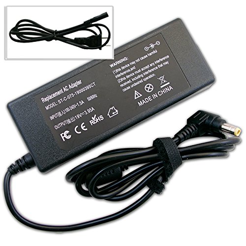 CBK 19V 3.95A 75W Replacement New AC Adapter for Toshiba Satellite A205 L305 L350 L300-07R L305-S5937 L350-170 A215 A215-S4757 A215-S4807 A215-S5824 A135-S4656ï¼ˆ5.5mm/2.5mm Barrel Tipï¼‰