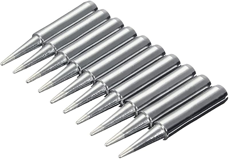 Saipor 10pcs 900M Lead Free Soldering Tip for Hakko TENMA ATTEN Quick Aoyue
