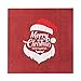 Crisky Christmas Napkins, Christmas Intimate Decoration, Merry Christmas Party Decoration, Christmas Dinner Napkins Luncheon Napkins, 40 Pcs.