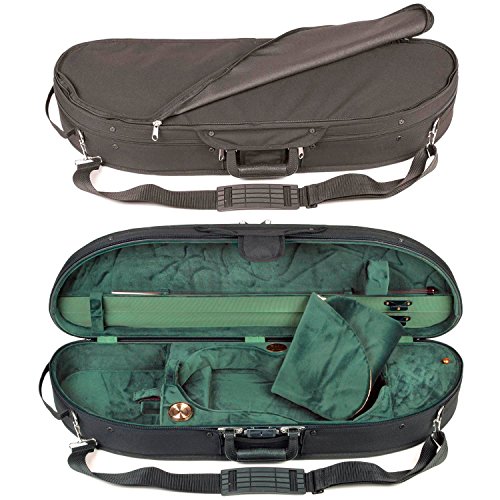 Bobelock Half Moon 1047 Black/Green 4/4 Violin Case