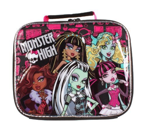 Monster High 5 Character Soft Lunch Tote