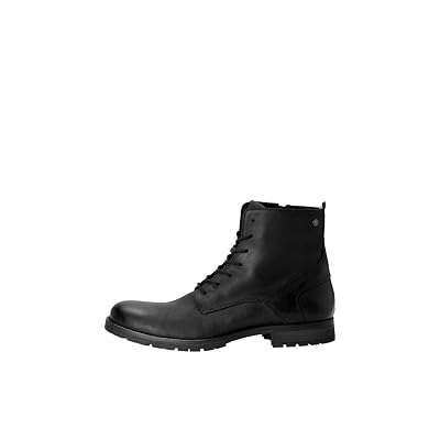Bottes Chukka JACK & JONES Homme En Cuir Anthracite – Style Urbain Et Élégant JFworca Leather