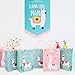 OurWarm 15Pcs Llama Party Supplies Tote Gift Bags, Llama Party Favor Bags for Birthday Baby Shower Party Decorations (Pink, Blue, Mint Green)