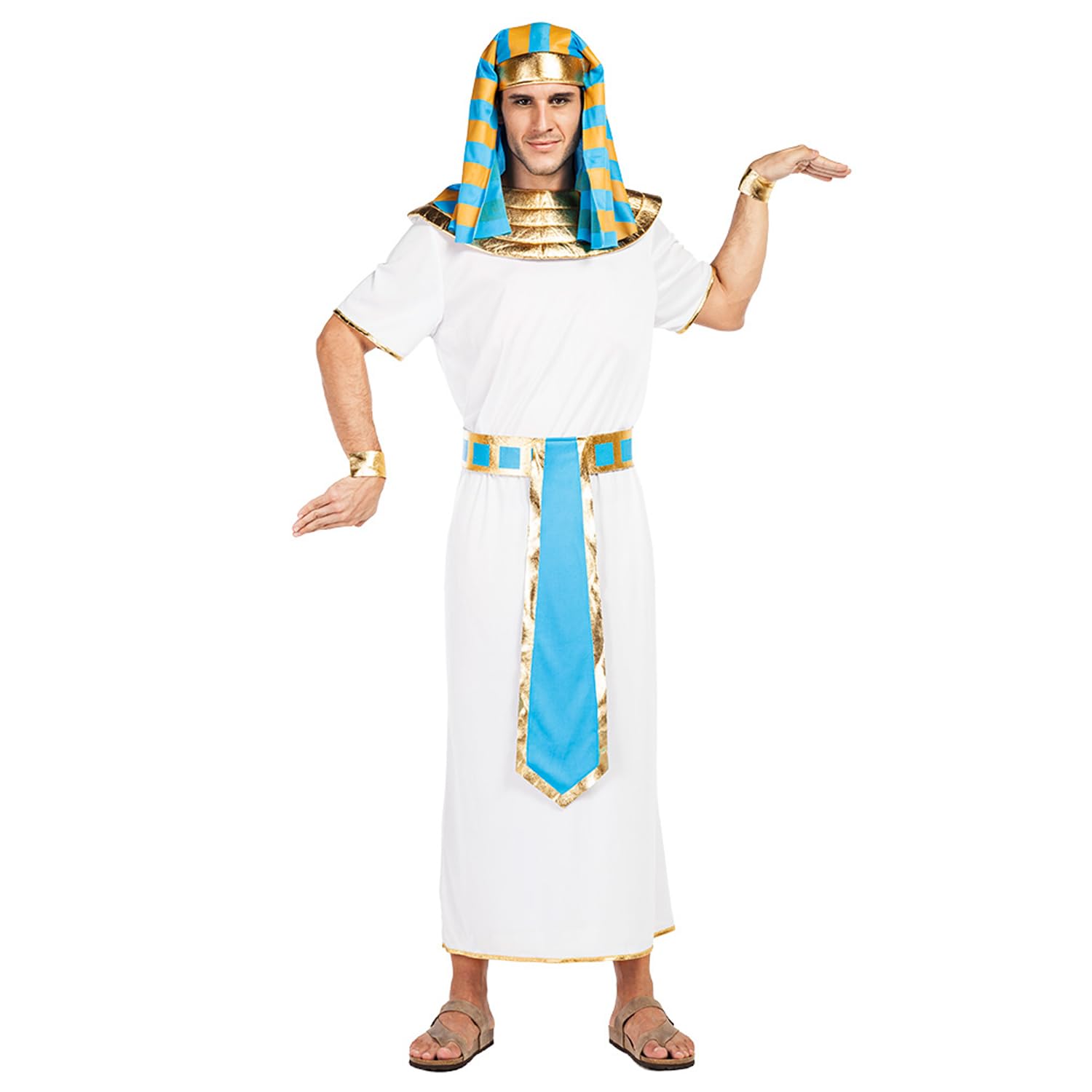Boland 84016 Pharaoh Adult Ahmose Costume, Multicoloured, XXL