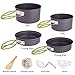 RoryTory Camping Cookware Collapsible Cooking Pots & Pan Survival Kit – Complete Backpacking Gear Set with Frying Pan, Small Pot, Large Pot, Serving Cups & Stirring Spoon – Hiking & Outdoors Full Kitthumb 2