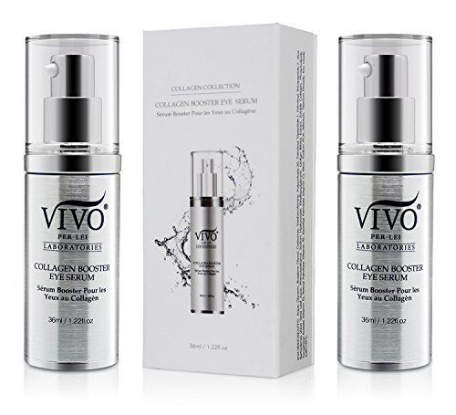Vivo Per Lei Collagen Eye Serum for Puffiness and Dark Circles, 36 Ml./ 1.22 Fl. Oz. (Pack of 2)