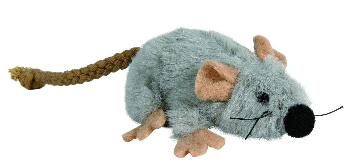 Trixie Spielmaus, Plüsch, 7 cm,Grey