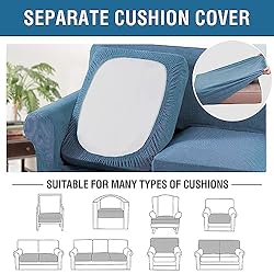 H.VERSAILTEX 3 Piece Stretch Sofa Covers for 2