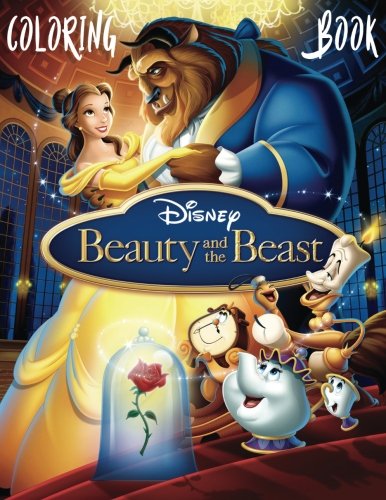 Beauty and the Beast: Coloring Book for Kids and Adults - 60 illustrations