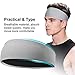EasYoung Headbands for Men, 6/3/2 Pack Sweat Bands Headbands Men's Sport Cooling Headbands for Running, Crossfit, Working Out and Performance Stretch Guys Hairbands.