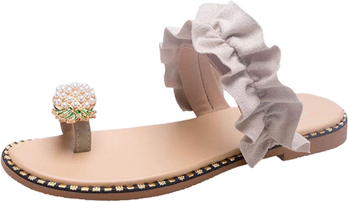 pineapple toe sandals