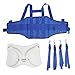 PELLOR Offshore Stand Up Fishing Fighting Belt Shoulder Back Harness Complete Package (Blue)