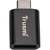 Type-C to USB-A 3.2 Female Charging Data Transfer Adapter Gunmetal