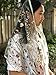 FANFAN Wildflower Embroidered Veil Floral Lace Wrap Mantilla Floral Vintage Inspired Lace Chapel Veil Y038 (Ivory)