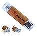 360LaptopParts OTG USB Flash Drive 8GB Memory Storage Micro USB 2.0 High Speed USB Thumb Drive (Gold)