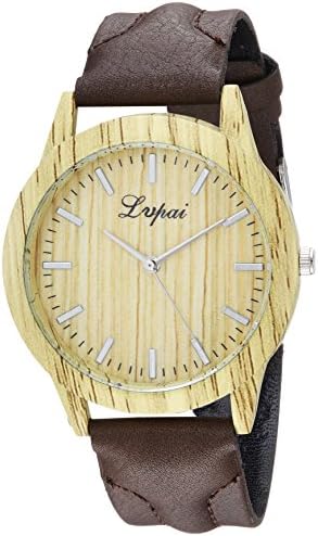 navio Quartz Stainless Steel and Gold Plated Watch, Color:Brown (Model: 1)