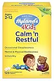 Hyland's 4 Kids Calm 'n Restful Tablets, Safe and Natural Relief of Sleeplessness and Restlessness for Children, 125 Count