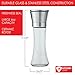KitchenGrip Salt and Pepper Grinder Set Of 2 - Stainless Steel Top, 6 Oz Glass Tall Body - Salt and Pepper Mill For Fine and Coarse Grinding, 5 Grade Adjustable Ceramic Rotor, Salt and Pepper Shakers