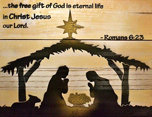 Stencil Only! - Christmas Christian Decorations