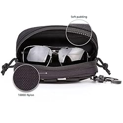 Peminkoo Tactical MOLLE Glasses Case Shockproof