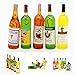 Odoria 1/6 Miniature Wine Bottles 5Pcs Dollhouse Decoration Accessories