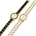 ThaiTime 2pcs Fashion Design Pretty Girls Woman Wrist Watches
