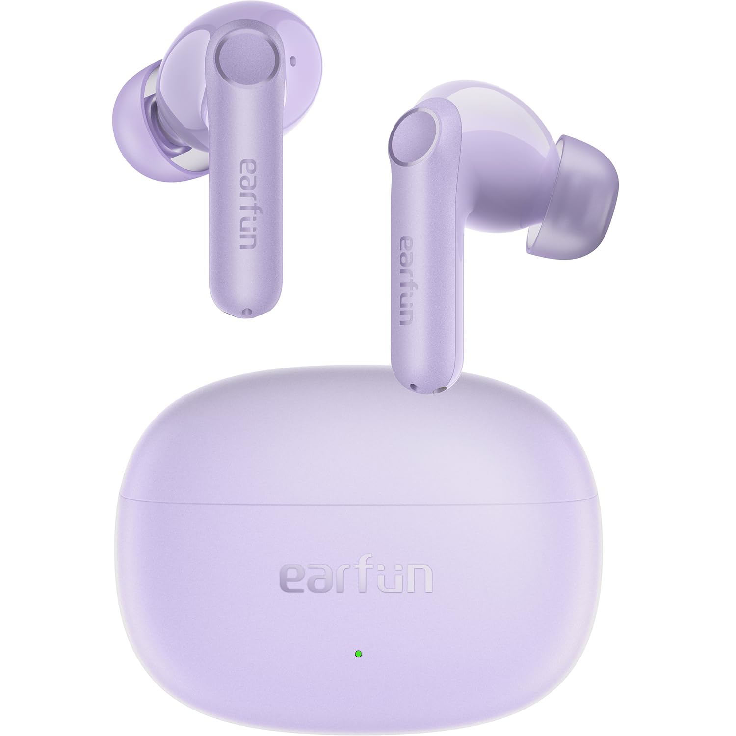 Photo 1 of EarFun Air Life Wireless Earbuds, 12mm Driver with Deep Bass, Bluetooth 5.4 in-Ear Earbuds, 4 Mics AI ENC Call, 35H Playtime, 30 Preset EQs Via App, Comfortable Fit, Fast Charging, IPX5, Violet