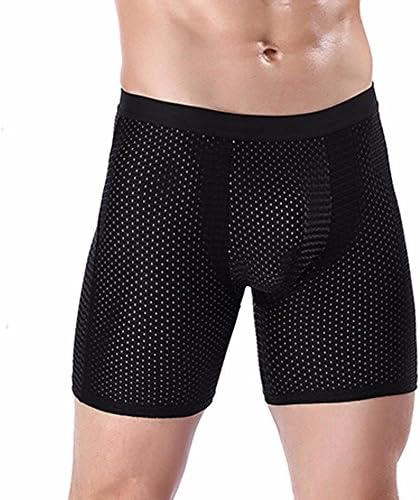 Man Sports Boxer Briefs,Ronamick Men's Bulge Pouch Modal Mesh Breathable Trunks Sexy Underwear Plus Size Boxer Briefs Shorts Underpants
