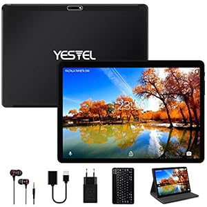 Android 10 Tablet 10 Inch met 4 GB RAM + 64 GB ROM 128 GB TF YESTEL X7 Android Tablet,1280 x 800 IPS, 8000mAh, Dual SIM…