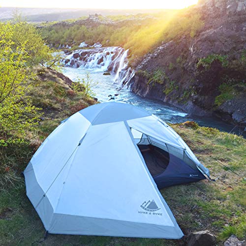 2 Person Backpacking Tent with Footprint Lightweight Yosemite Two Man 3 Season Ultralight