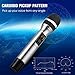 HOTEC 25 Channel UHF Handheld Wireless Microphone with Mini Portable Receiver 1/4