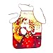 Monoche Christmas Personality Apron Perfect for Bar Kitchen Cooking Baking Crafting Restaurant Xmas Decoration (D)thumb 2