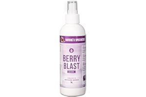 Nature's Specialties Berry Blast Dog Cologne for Pets, Natural Choice for Professional Groomers, Ready to Use Perfume, Made in USA, Finishing Spray, 8 oz
