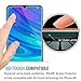 [2-Pack] PULEN Screen Protector for Huawei P Smart 2019/P Smart 2020,HD Anti-Fingerprints Anti-Scratch Bubble Free 9H Hardness Tempered Glass Film for Huawei P Smart 2019